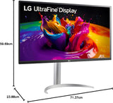 LG Ultrafine 32UP83AK-W 32” 4K UHD Monitor, VESA DisplayHDR 400, IPS P