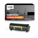 bestink Compatible 58D1H00 Black Toner Cartridge – for Use in Lexmark