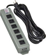 Tripp Lite UL24RA-15 Waber Industrial Power Strip 6 Right-Angle Outlet
