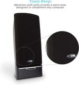 Haut-parleur USB 2.0 Cyber Acoustics (CA-2014USB) - Haut-parleur de bureau 2.0