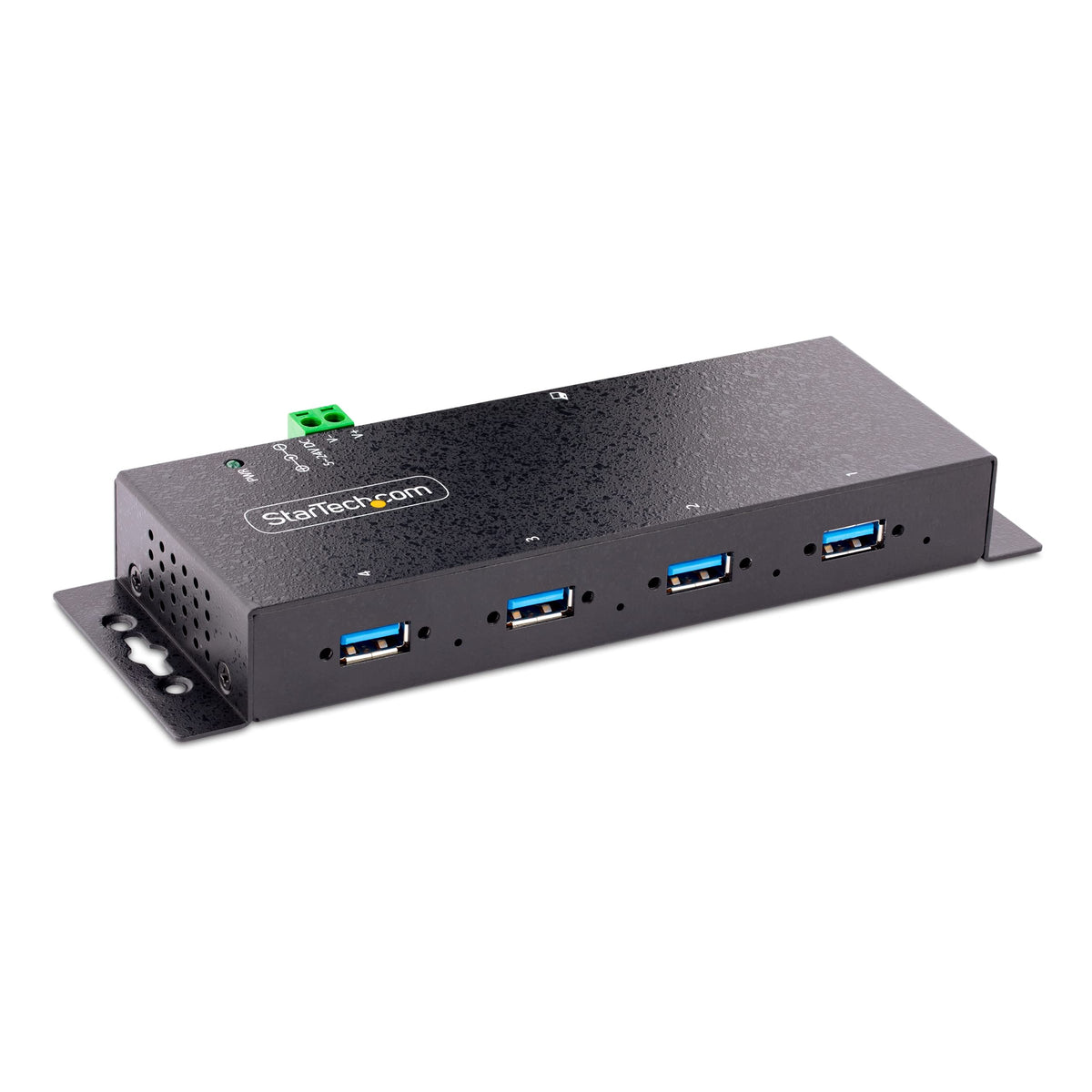 StarTech.com 4-Port Industrial USB 3.0 5Gbps Hub, Rugged USB Hub with