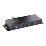 StarTech.com 4-Port Industrial USB 3.0 5Gbps Hub, Rugged USB Hub with