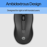 HP Wired Mouse 100 - Precise Optical Sensor with 1600 DPI - Easy USB C