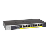 NETGEAR 8-Port Gigabit Ethernet Unmanaged PoE Switch (GS108LP) - with
