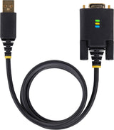 Câble adaptateur série StarTech USB vers modem NUL de 2 m (6,6 pi), persistance du port COM, FTDI, USB-A vers DB9 RS232, vis/écrous DB9 interchangeables