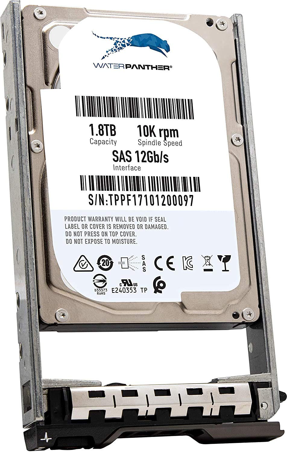 Water Panther 1,8 To 10K SAS 12 Gb/s disque dur Enterprise HDD 2,5 pouces
