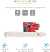 SATA PCIe Card 2 Ports 6Gbps Non-RAID 2 Port Non-RAID