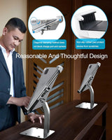 Anti-Theft Desktop Tablet Kiosk Stand Holder, Heavy Duty Countertop Ta