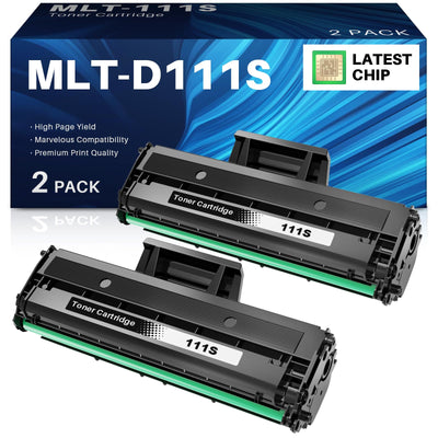 (with CHIP) MLT-D111S Toner Cartridges Compatible Replacement for Sams