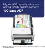 Epson DS-530X Colour Duplex Desktop Document Scanner, up to 45 ppm, US