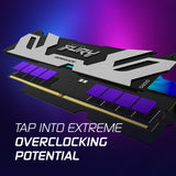 Kingston Fury Renegade White RGB 32GB (2x16GB) 6400MT/s CL32 DDR5 DIMM
