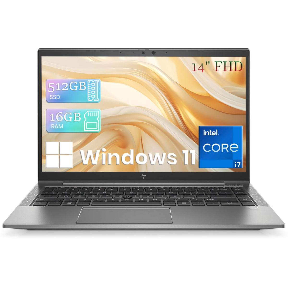 HP ZBook Firefly 14 G8 Ordinateur portable de station de travail Win11, poste de travail mobile 14'' FHD