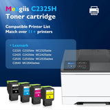 C2325H Toner Cartridges, Extra High Yield Replacement for Lexmark C231