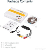 StarTech AC SVID2USB232 USB Video Capture Adapter with Twain Support B
