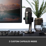 Logitech Yeti Nano Black Multi-Pattern Microphone