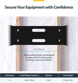 StarTech.com 4U Wall Mount Network Rack - 14 Inch Deep (Low Profile) -