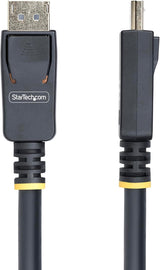 StarTech.com 10ft (3m) DisplayPort 1.4 Extension Cable, DP 1.4 Port Sa