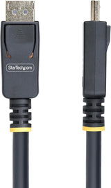 StarTech.com 10ft (3m) DisplayPort 1.4 Extension Cable, DP 1.4 Port Sa