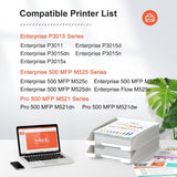 Cartouche de toner compatible v4ink CE255X pour HP 55X 1 emballage haut rendement