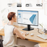 Viewsonic VA2448-MHU Moniteur Full HD 1080p IPS 24 pouces avec 120Hz, Var