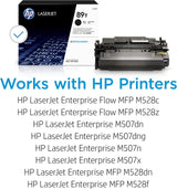 Cartouche de toner noir authentique HP 89Y (CF289Y) très haute capacité