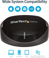 StarTech Bluetooth 5.0 Audio Receiver with NFC - Bluetooth Wireless Au