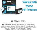 HP 962 Cyan Original Ink Cartridge (3HZ96AN#140) L Cyan