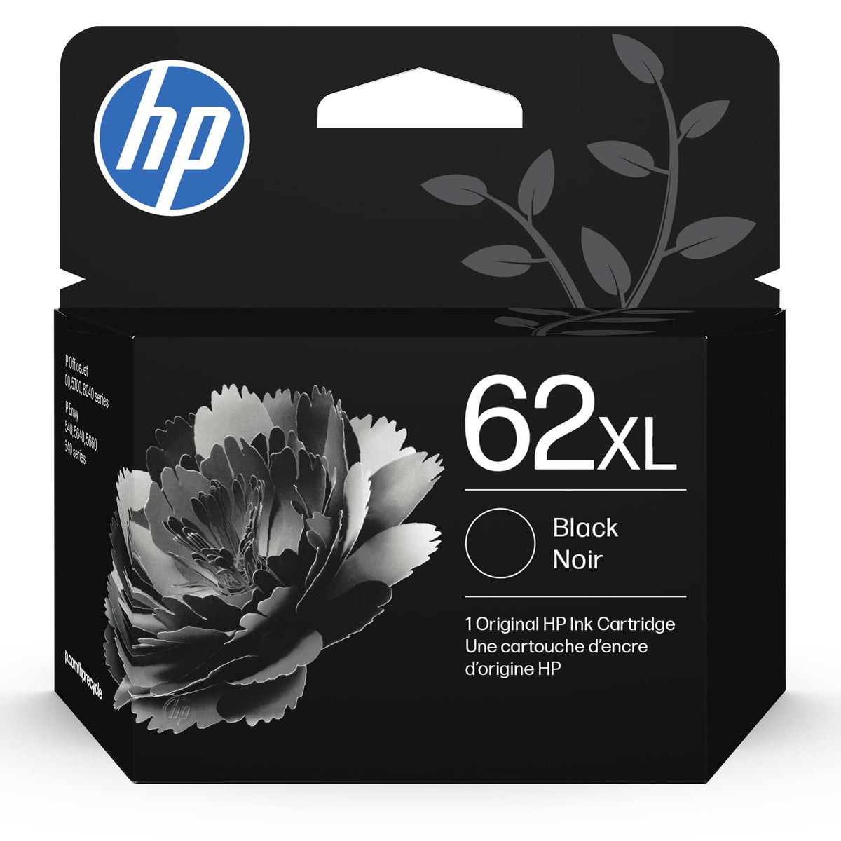 C2P05AN (HP 62XL) High-Yield Ink, 600 Page-Yield, Black 1-Pack, High Y