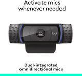Logitech C920e HD 1080p Mic-Enabled Web Camera, Certified for Zoom, Mi
