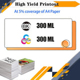 PFI-320 PFI320 300ML Ink Cartridges, Compatible for Canon TM-200 TM-20