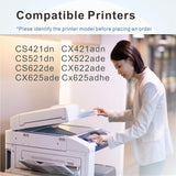 78C10 Toner Cartridge Replacement for Lexmark 78C10K0 78C10C0 78C10M0