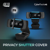 Adesso CyberTrack H5 1080P HD Webcam with Auto Focus, Built-in Dual Mi