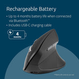 Souris rechargeable sans fil verticale Kensington Pro Fit Ergo MY630 EQ
