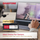 【DDR4 RAM Laptop Only】 GIGASTONE 64GB Kit (2x32GB) DDR4 3200MHz (2933M
