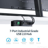 Startech.Com ST7200USBM Mountable Rugged Industrial 7 Port Usb Hub