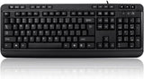 Adesso AKB-132HB Multimedia USB Keyboard with 3 Hubs, Black