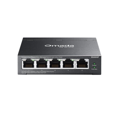 TP-Link Omada 5-Port Gigabit Easy Managed Switch with 4-Port PoE+(ES20