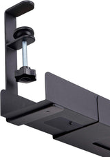 StarTech.com Under Desk Cable Management Tray, Length Adjustable, Clam