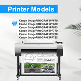 LCL PFI-107 Black 130-ml Ink Cartridge Replacement for Canon PFI-107 P