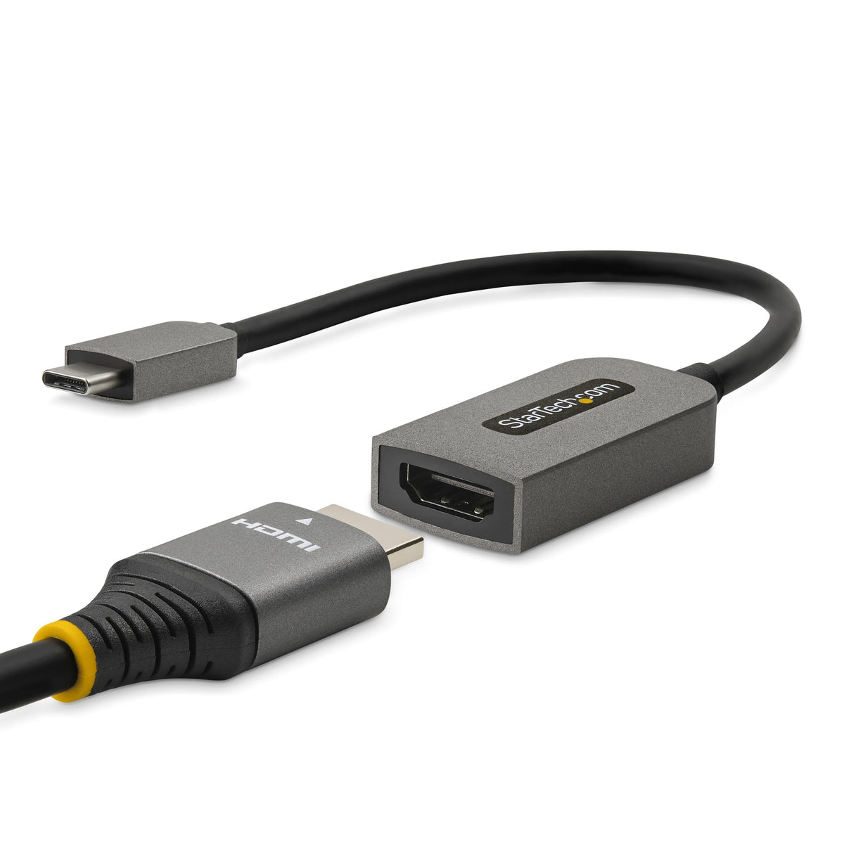 Adaptateur USB-C vers HDMI StarTech, vidéo 4K 60 Hz, HDR10, dongle USB-C vers écran HDMI, compatible USB4/Thunderbolt, convertisseur USB-C vers HDMI