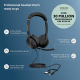 Jabra Evolve2 50 Wireless Stereo Headset