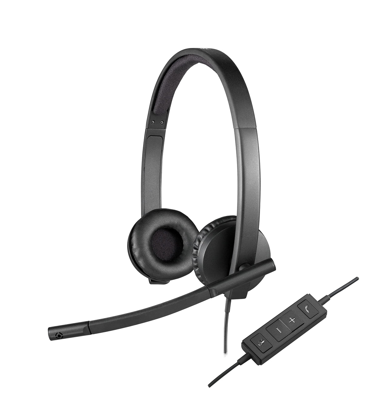 Casque filaire Logitech H570e, écouteurs stéréo avec suppression de bruit