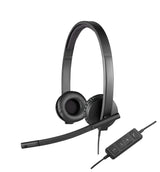 Casque filaire Logitech H570e, écouteurs stéréo avec suppression de bruit