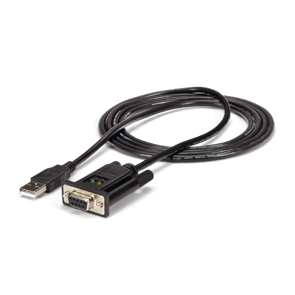 StarTech.com USB to Serial Adapter – Null Modem – FTDI USB UART Chip –