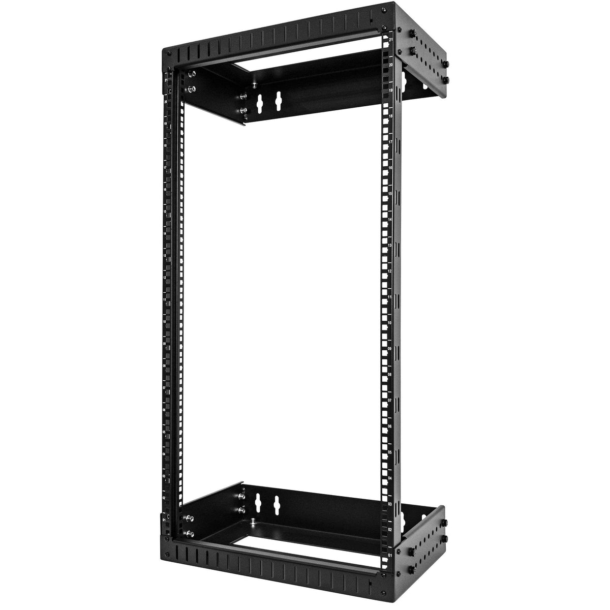 StarTech.com 2-Post 21U Heavy-Duty Wall Mount Network Rack, 19