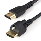 StarTech.com Câble HDMI avec vis de verrouillage 2 m (6 pi) - 4K 60 Hz HDR - Haut