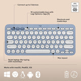 Logitech Pebble 2 Combo for Mac, Wireless Keyboard and Mouse, Slim, Qu