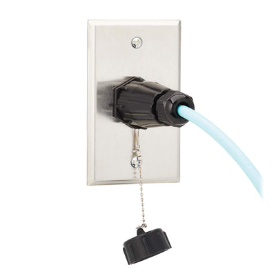 Tripp Lite N455-BC01-IND Duplex LC/LC Fiber Coupler, IP68