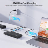USB-C USB-A Dock UNIV Triple Monitor Laptop Docking Station