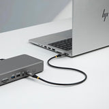 CÂBLE USB4 STARTECH DE 1,5 M (5 PI), 80 GBPS, CERTIFIÉ USB-IF, ALIMENTATION USB-C 240 W, DP2.1 8K 120HZ/4K 240HZ DP80, COMPATIBLE THUNDERBOLT 4 - BLANC USB-C